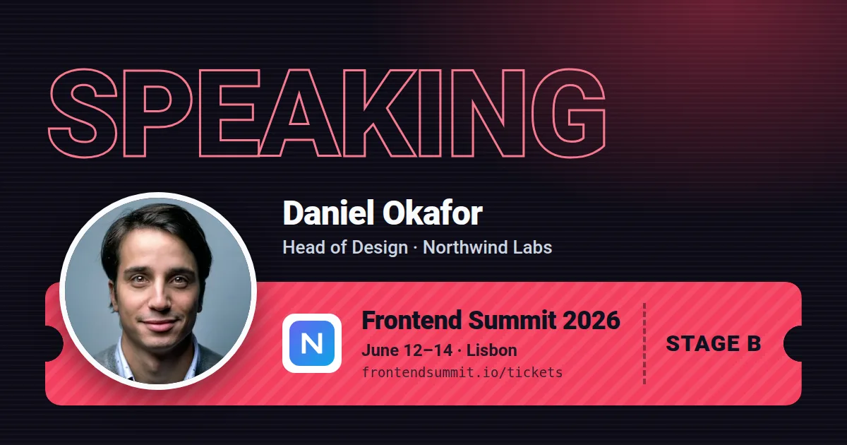 Attending event Open Graph image template rendered by Shareglint