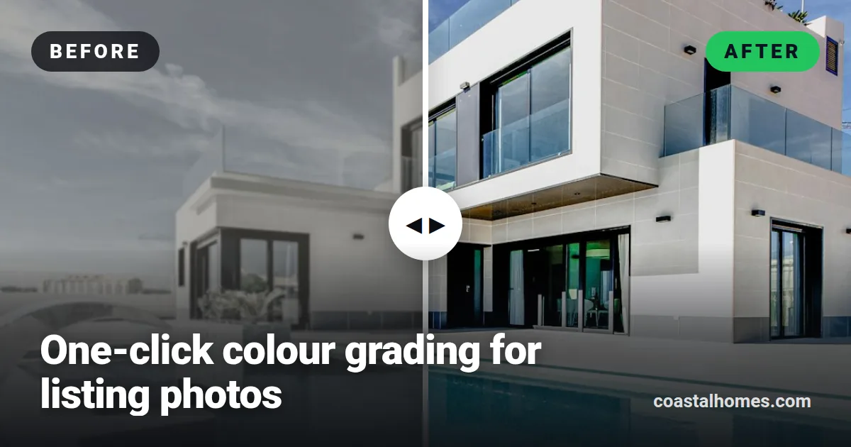 Before / after Open Graph image template rendered by Shareglint