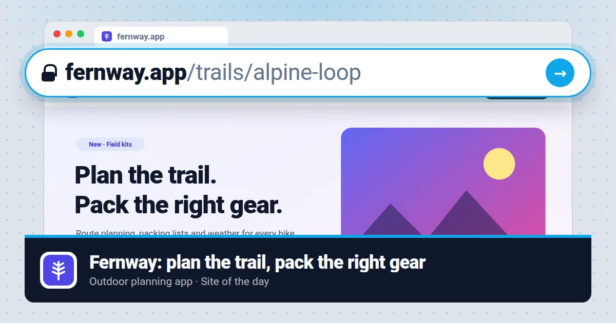 Browser frame Open Graph image template rendered by Shareglint