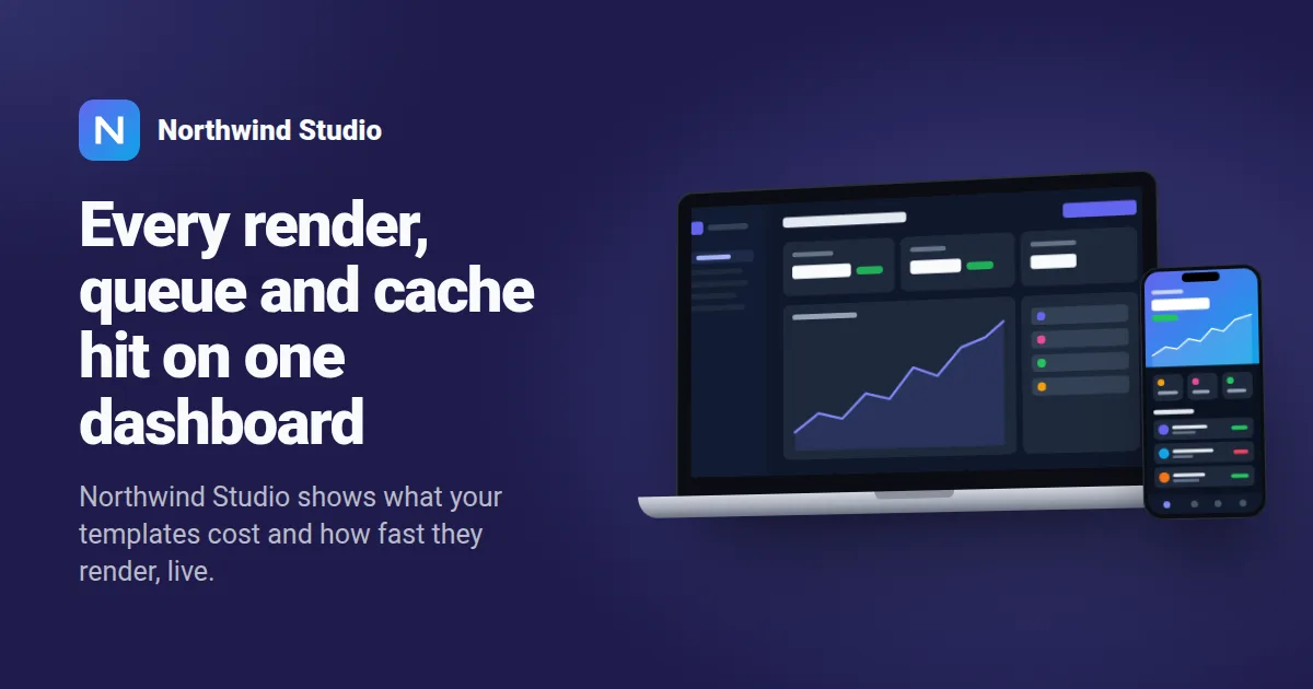 Device mockup Open Graph image template rendered by Shareglint