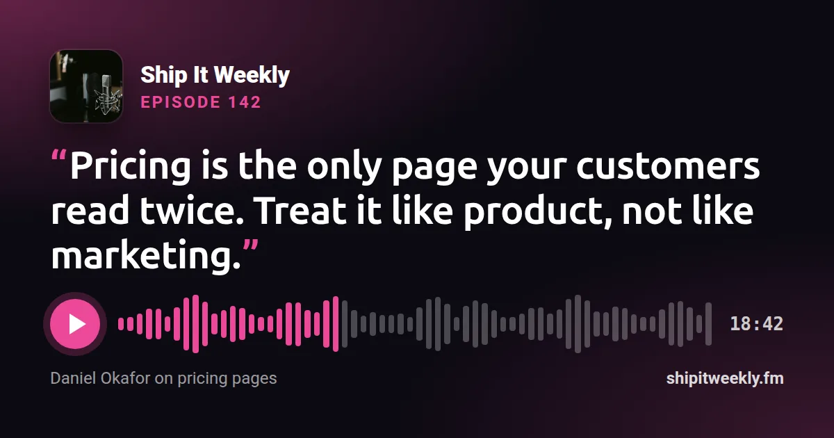 Podcast quote (audiogram) Open Graph image template rendered by Shareglint