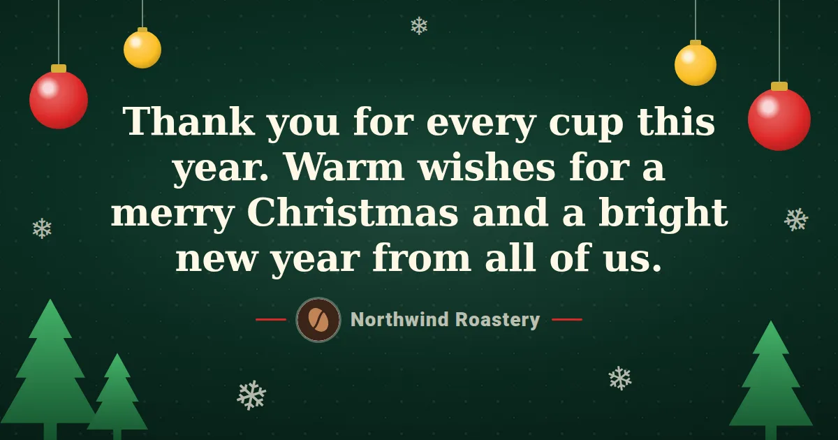 Seasonal greeting Open Graph image template rendered by Shareglint