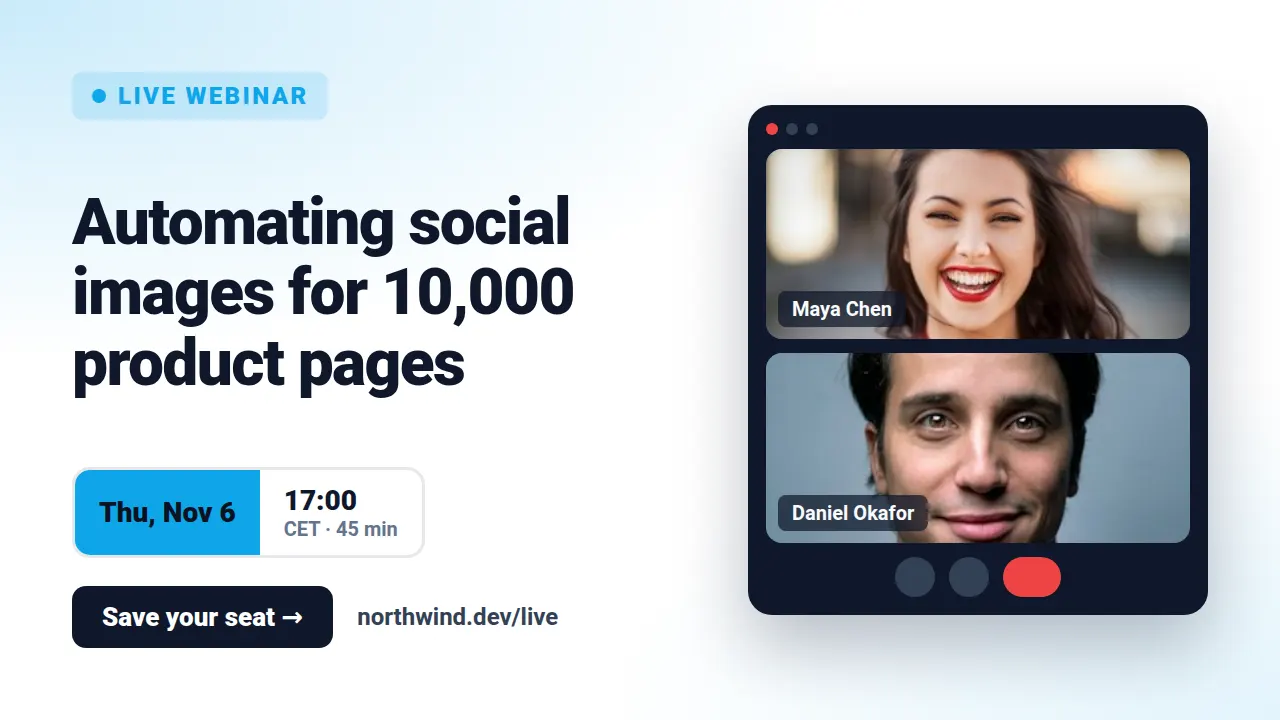Webinar template at youtube size (1280×720)