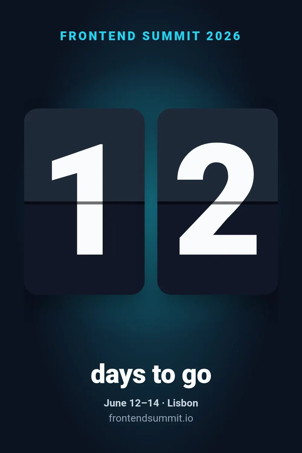 Animated countdown template at pinterest size (1000×1500)
