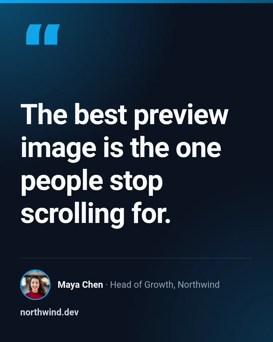Quote fade-in template at portrait size (1080×1350)
