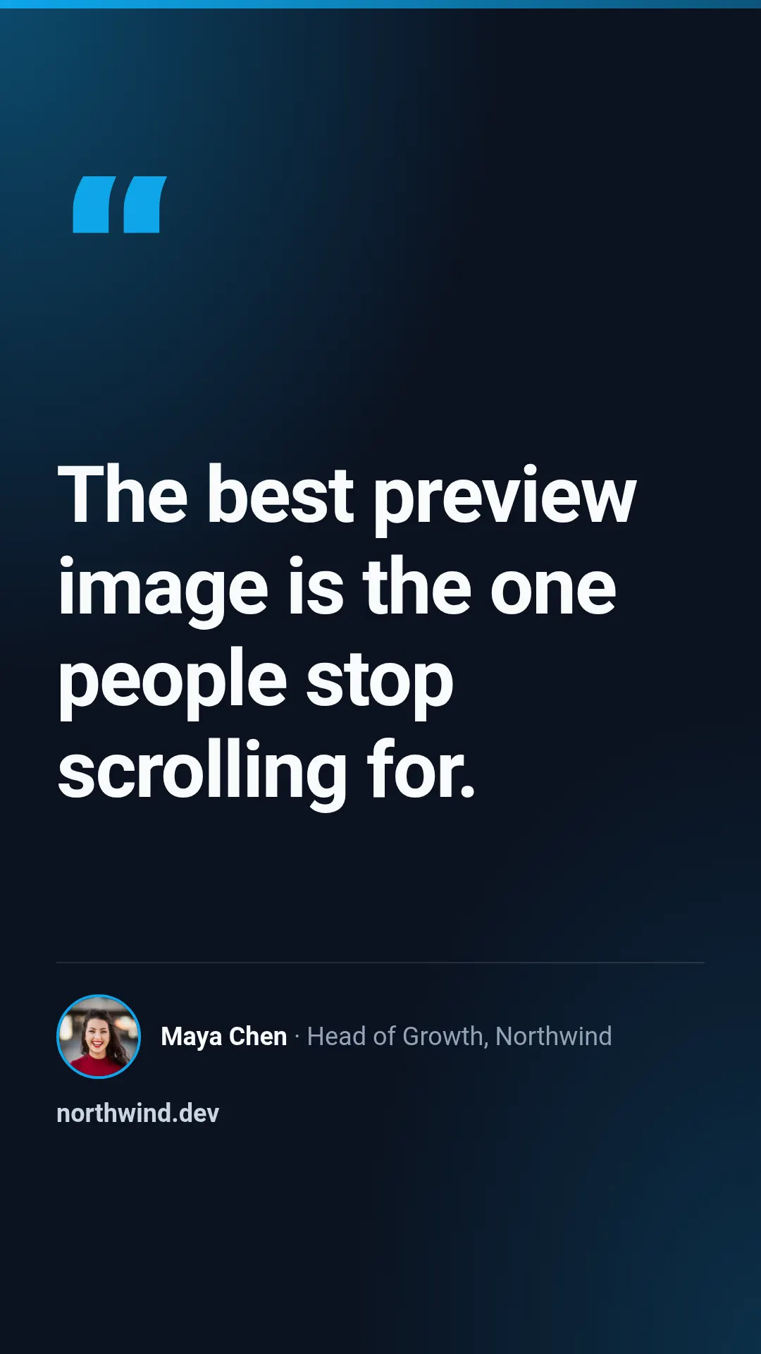 Quote fade-in template at story size (1080×1920)