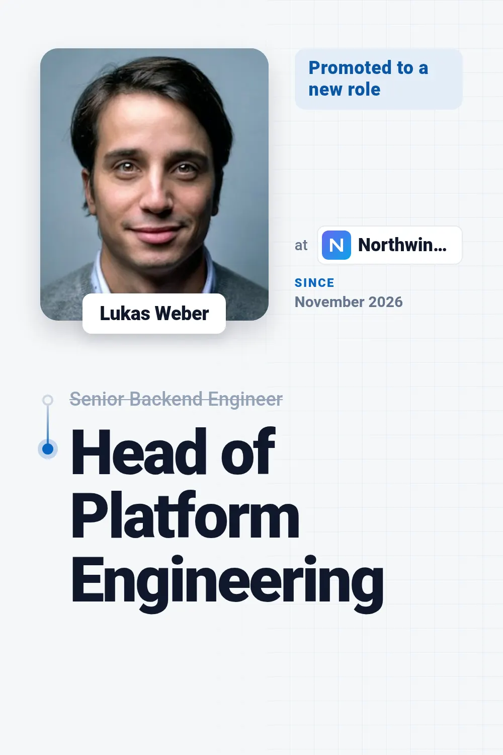 Career new role template at pinterest size (1000×1500)