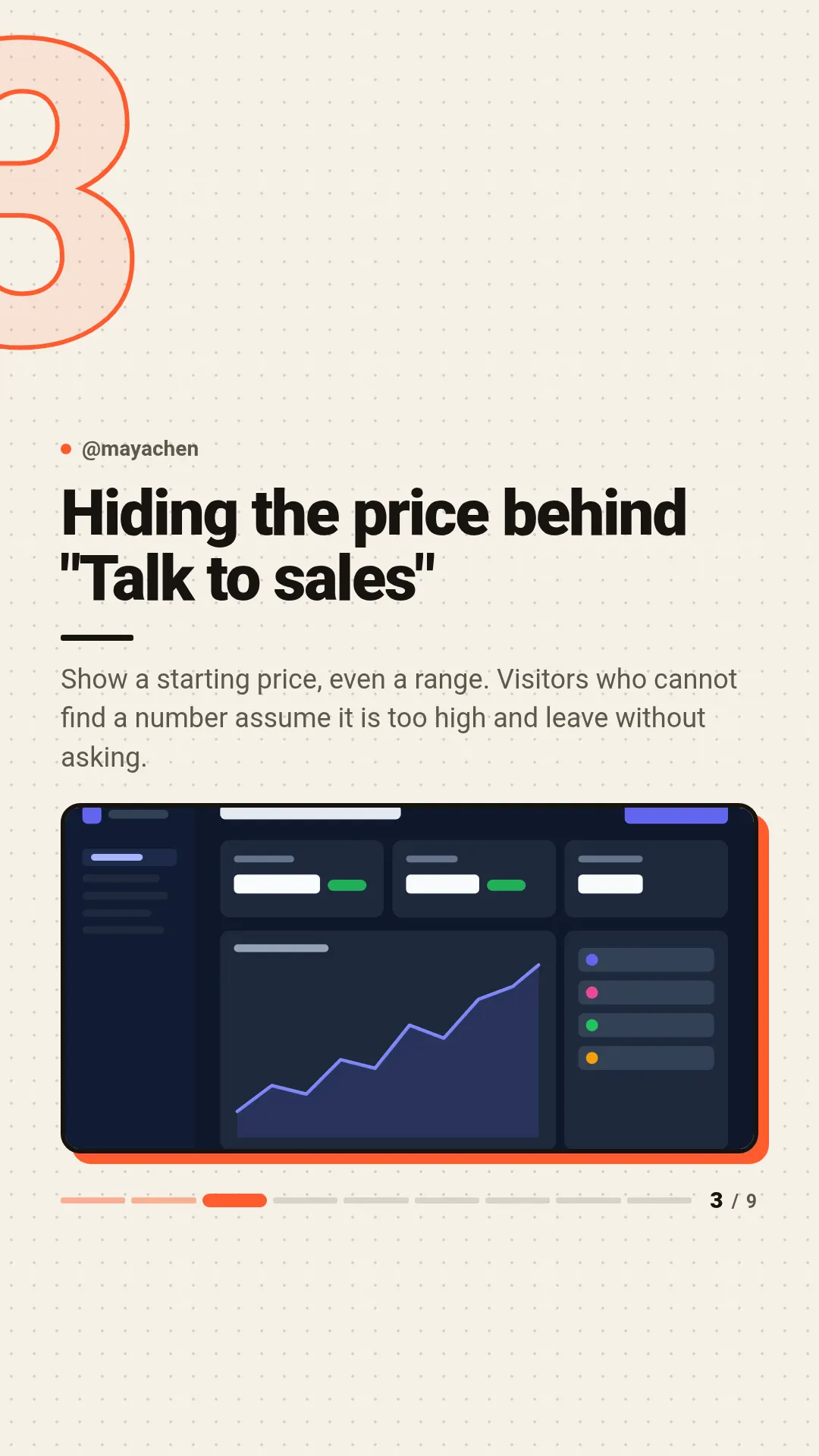 Carousel slide template at story size (1080×1920)