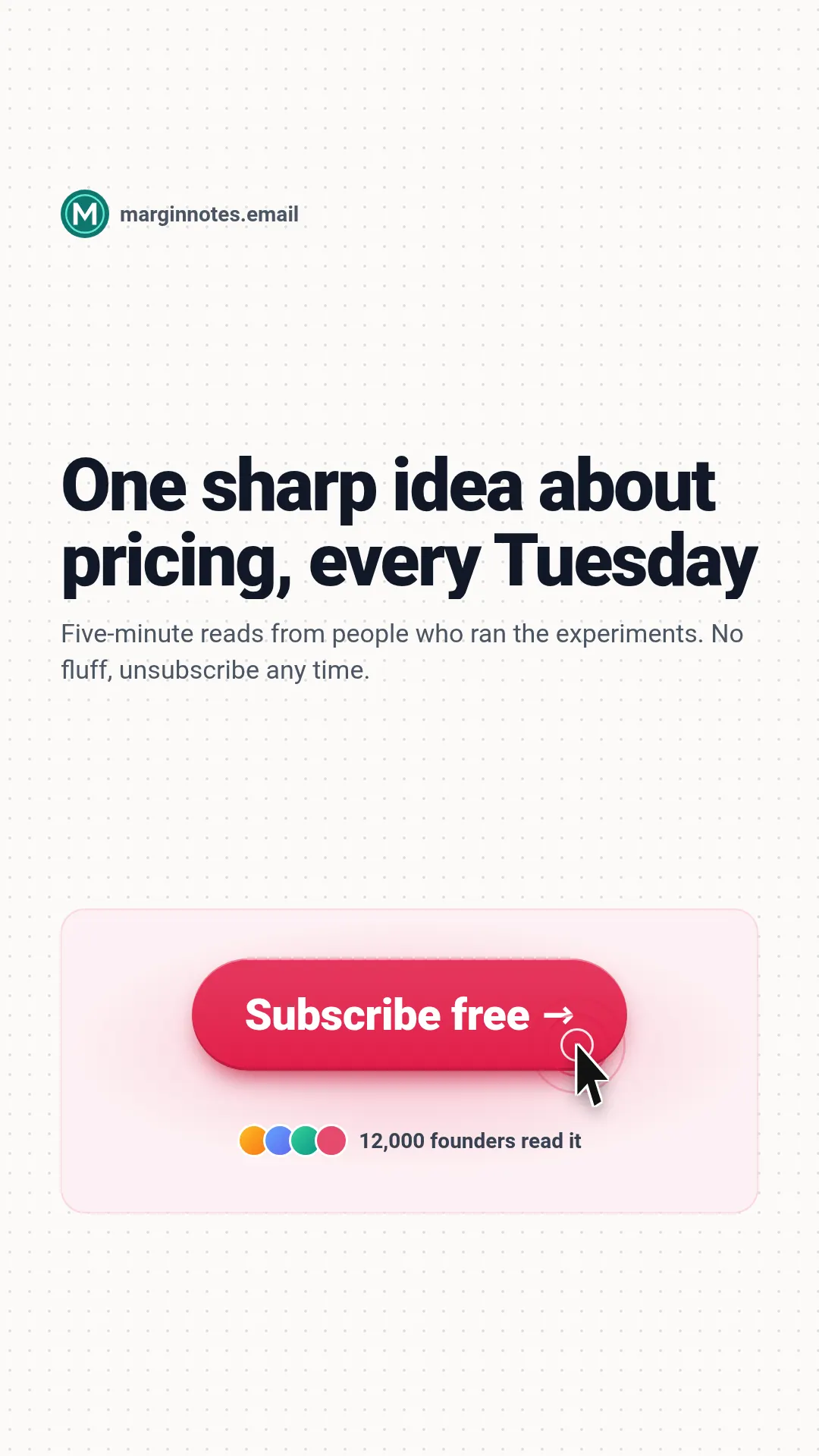 Call to action template at story size (1080×1920)