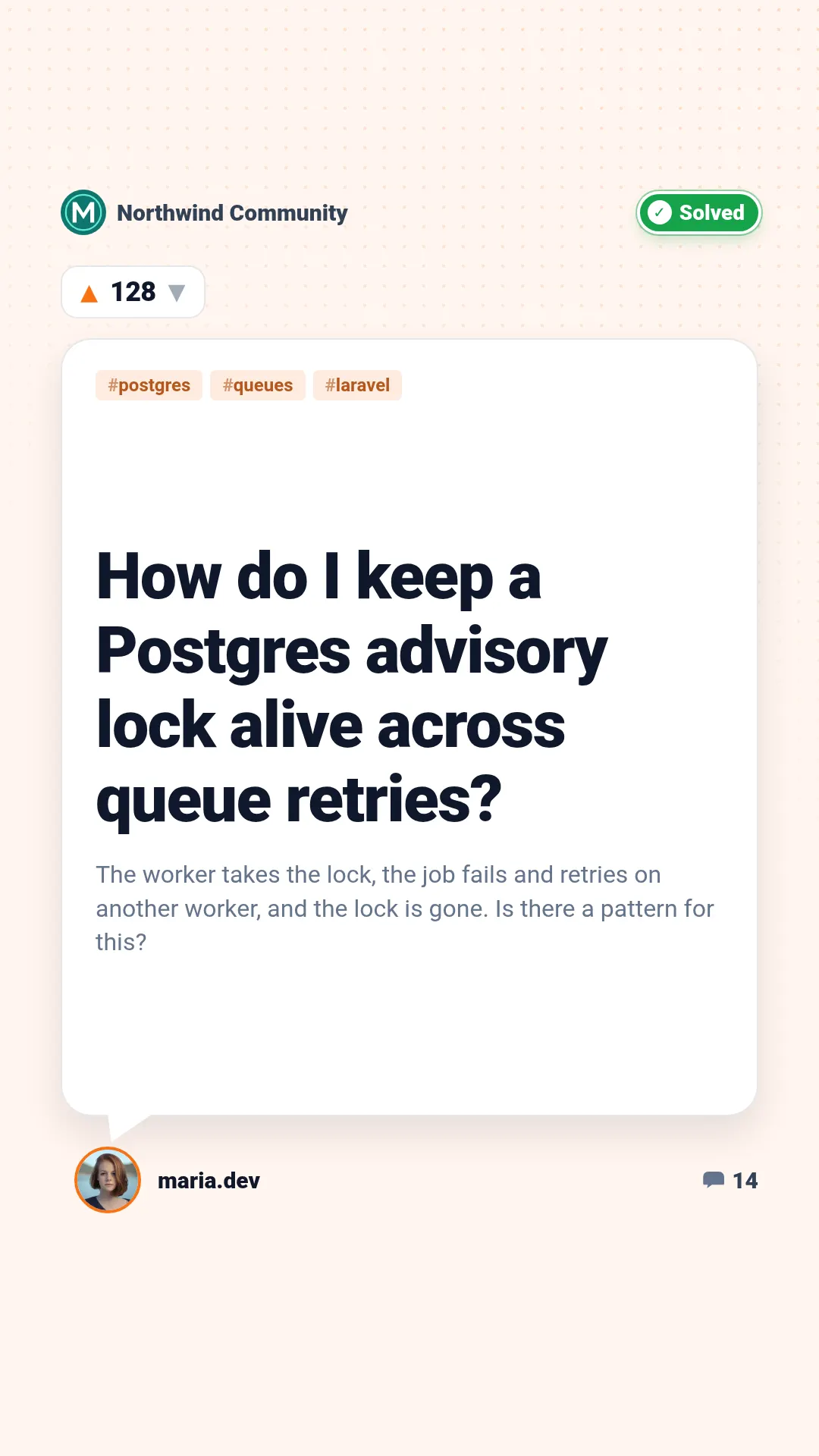 Forum thread template at story size (1080×1920)