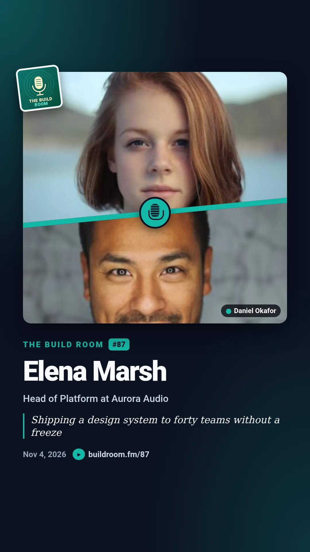 Podcast guest template at story size (1080×1920)