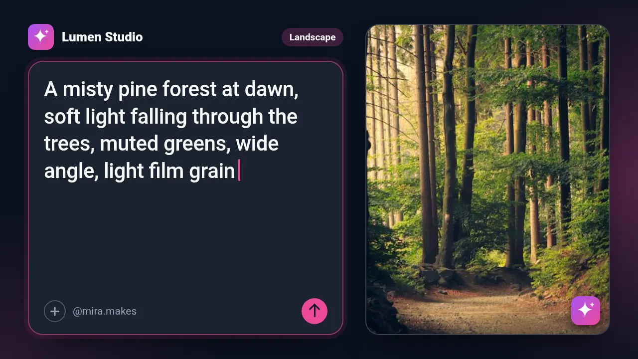 AI prompt card template at youtube size (1280×720)