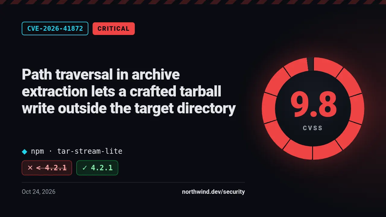 Security advisory template at youtube size (1280×720)