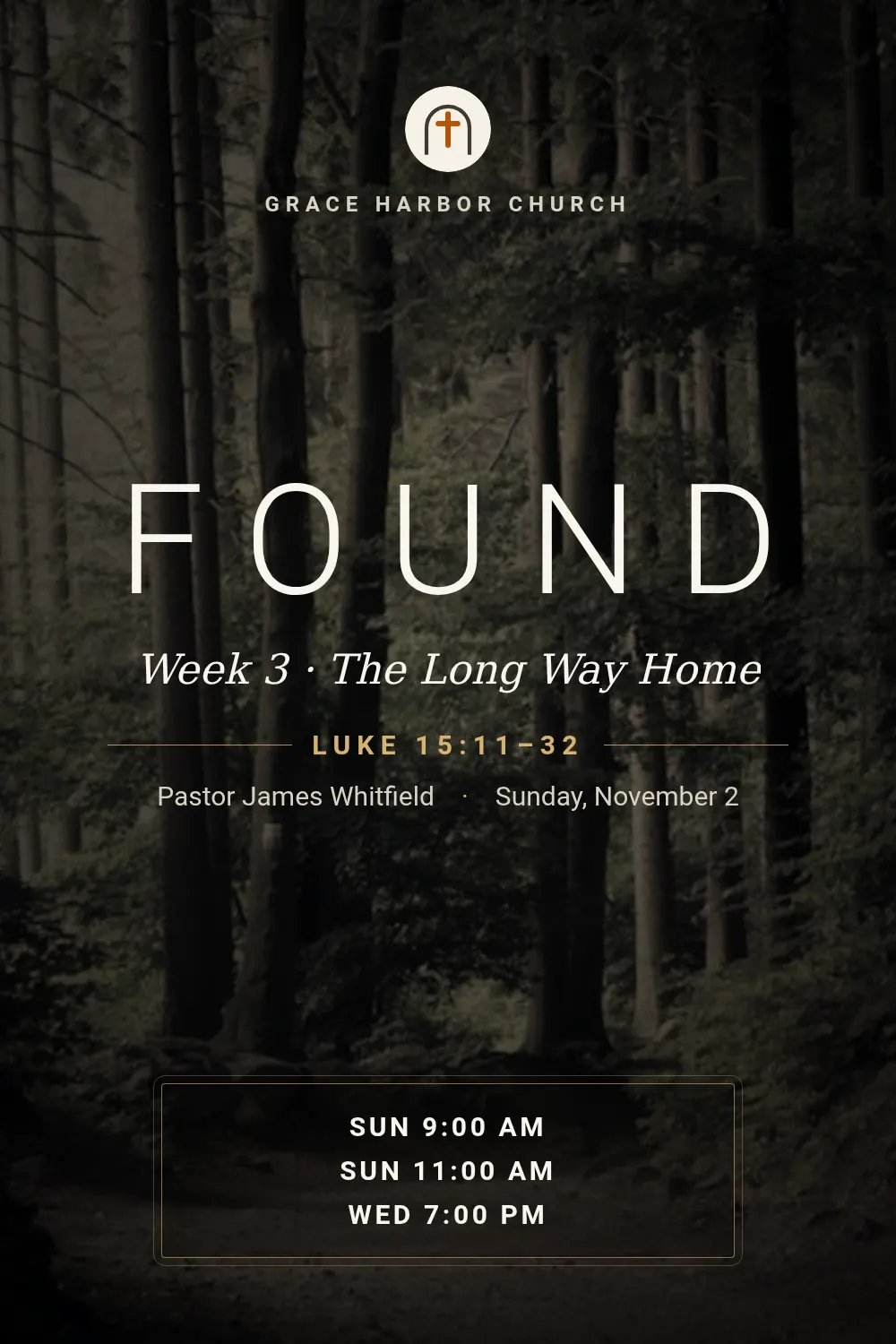 Sermon series template at pinterest size (1000×1500)