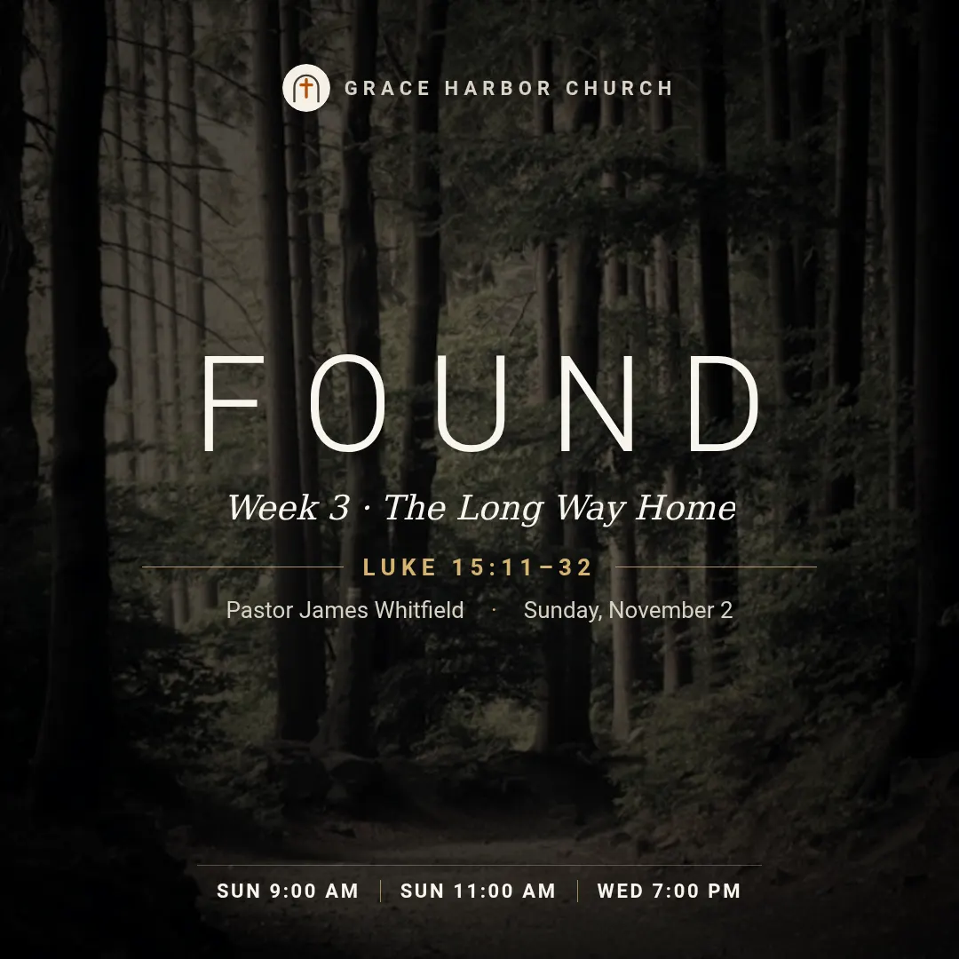 Sermon series template at square size (1080×1080)