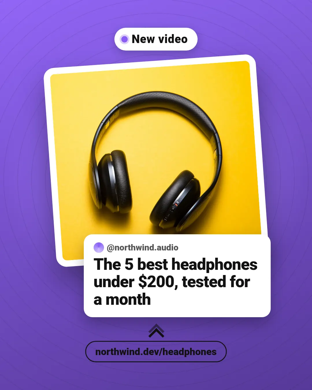 Story new post template at portrait size (1080×1350)
