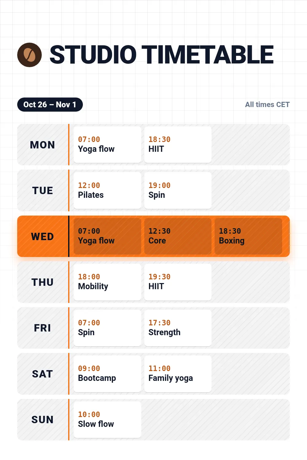 Weekly schedule template at pinterest size (1000×1500)